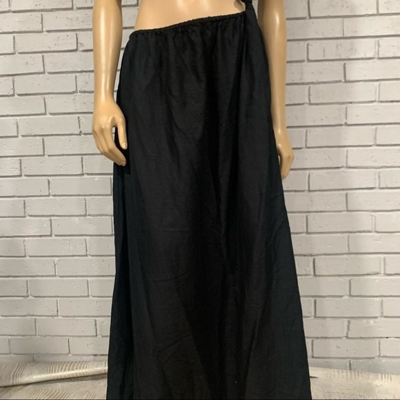 Farm Rio One-Shoulder Asymmetric Cutout Dress in Black - Size Large - Picture 2 of 11